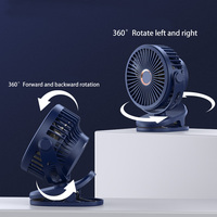 Ventilateur portable USB rechargeable 7200 mAh à clipser pour poussette, petit ventilateur de table/bureau, ventilateur de camping extérieur pour la maison et le bureau - Vente chaude