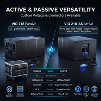 Système de sonorisation V 218 Pro PA, caisson de basses en contreplaqué Bric 2x18 pouces, 4800 W de puissance de pointe, 3200 W pour les performances sur scène, enceinte de basses DJ