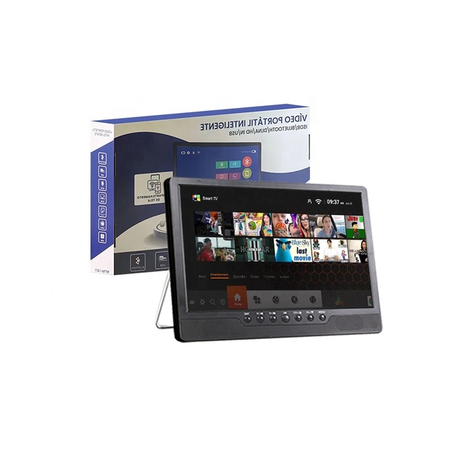 OEM LED LCD Rechargeable Smart TV HD HDTV ATSC ISDB DVB-T2 USB WiFi Blue-tooth USB Portable Kitchen Camping Smart TV