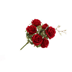 <span class=keywords><strong>Corolle</strong></span> artificielle de luxe nordique <span class=keywords><strong>Rose</strong></span> fleurs en soie légère pour les arrangements de mariage maison salon décoration saint valentin - Product Image 6