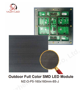 จอแสดงผล LED กลางแจ้ง P5 ขนาด 160x160 มม. โมดูลแสดงผลวิดีโอกลางแจ้ง ความสว่าง 5000cd - Product Image 2
