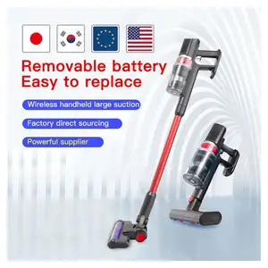 الأكثر شعبية اللاسلكي تستقيم عصا يده منظف بالهواء الجاف اللاسلكية Rechargeable-SC199