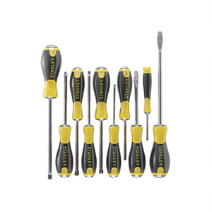 Stanley Screwdriver Set 10 Pieces Essential <b>Tools</b> for Home Repair and <b>DIY</b> Projects - Product Image 2