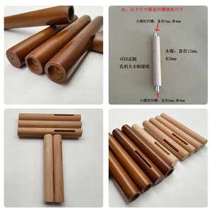 Solid Wood Dowel <b>Pins</b> Slotted Cylindrical Eucalyptus General Use - Product Image 5
