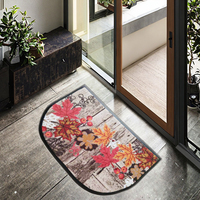 Gedruckte Nylon Boden teppich Benutzer definierte Logo Tür matte Anti-Rutsch-Eingang Teppich Gummi rücken für Home Outdoor Commercial