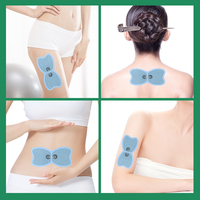 SKYFOREVERPatch d'électrode de massage en PVC papillon de conductivité électrique de haute qualité pour appareil de massage à moyenne et basse fréquence