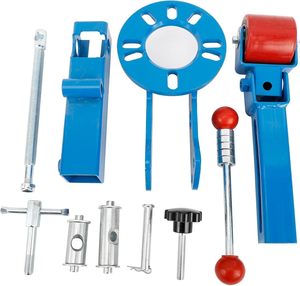 Outil de rouleau de garde-boue bleu pour la réparation de carrosserie Outil de réparation de pneu en aluminium pour le reformage et l'extension du passage de <span class=keywords><strong>roue</strong></span> - Product Image 3