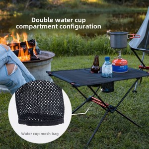 Modern çok fonksiyonlu taşınabilir açık katlanır masa alüminyum alaşım seyahat eğlence durak barbekü mobilya için kalınlaşmış Metal - Product Image 2