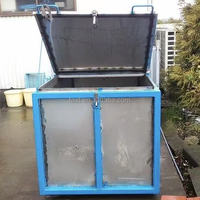 Prix usine Skip Bin Scrap Metal Collection Bin à sauter en acier inoxydable Gestion des déchets Poubelles industrielles Bennes à ordures
