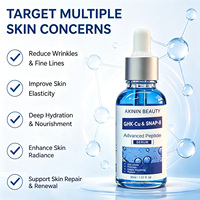 Sérum Anti-Âge BLIW à Marque Blanche avec Peptides GHK-Cu, Cuivre Bleu et Snap-8 pour Raffermir et Renforcer la Barrière Cutanée et l'Élasticité