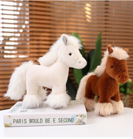 Peluches pour poulains personnalisées de haute qualité, jouets en peluche amusants, animaux simulés, cadeaux pour enfants, jouet en peluche pour point de vente best-seller