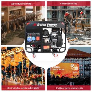 Generador de gasolina Belon Power 15KW 50Hz <span class=keywords><strong>16KW</strong></span> 60Hz 2 cilindros motor 999cc generador de gasolina de marco abierto - Product Image 5