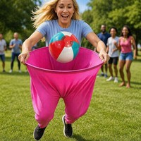 Beliebtes Granny Pants Gartenspiel Urkomisches Outdoor-Hinterhofspiel für Familienfeiern und Teambuilding mit Aufblasbaren Bällen