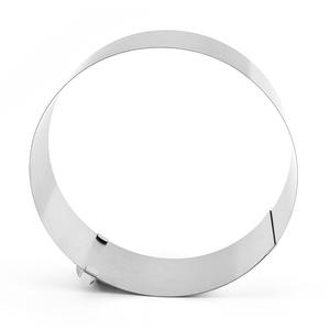 حلقة كعكة قوالب الطبخ قابل للتعديل 6-12 بوصة كعكة عموم قالب تيراميسو موس الفولاذ المقاوم للصدأ <span class=keywords><strong>2</strong></span> في 1 قمع كعكة كيت للخبز - Product Image 4