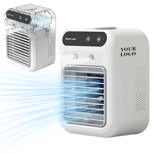 0728 High Capacity Battery Ultralight Decibels Quiet <b>Mini</b> Personal <b>Air</b> <b>Conditioner</b> Fan Portable <b>Conditioners</b> with Two Speed Mode - Product Image 1