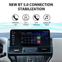 MOOKAKA 12.3'' Android 15 Carplay pour Nissan Pathfinder 2012-2020 Radio GPS Navi Lecteur multimédia sans fil Écran tactile