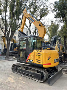 Excavatrice sur chenilles d'occasion Sany SY75C Pro, modèles SY75, SY60, SY95, SY55, SY26, SY35, avec chenilles en acier - Product Image 2