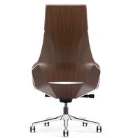 Chaise de bureau ergonomique de direction en cuir moderne, pivotante, avec accoudoirs, en cuir de luxe, fabrication directe d'usine