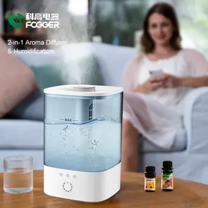 Nebulizador 3.5L fácil limpieza-de 2022 grandes espacios de luz de la noche de forma humidificadores casa verde de aire de aceite esencial humidificador 3