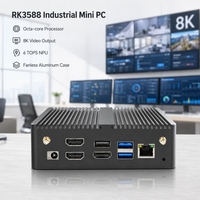 Boîtier de calcul en périphérie AIoT Rockchip RK3588 2026 Android 14 avec double écran USB 3.0 Type C pour équipement d'affichage publicitaire de kiosque