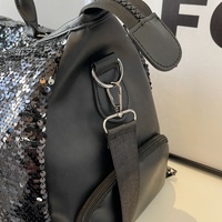 Sac de voyage léger en polyuréthane pour femmes nouvelle tendance sac à main Duffle à paillettes avec sac de sport étanche de grande capacité