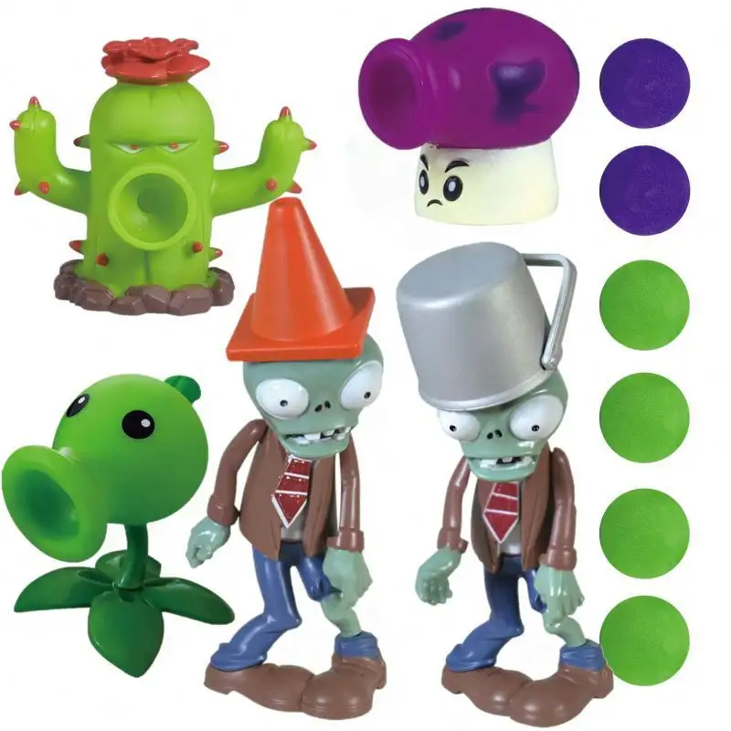 8pcs/set plants vs zombies 2 game action figure toy set