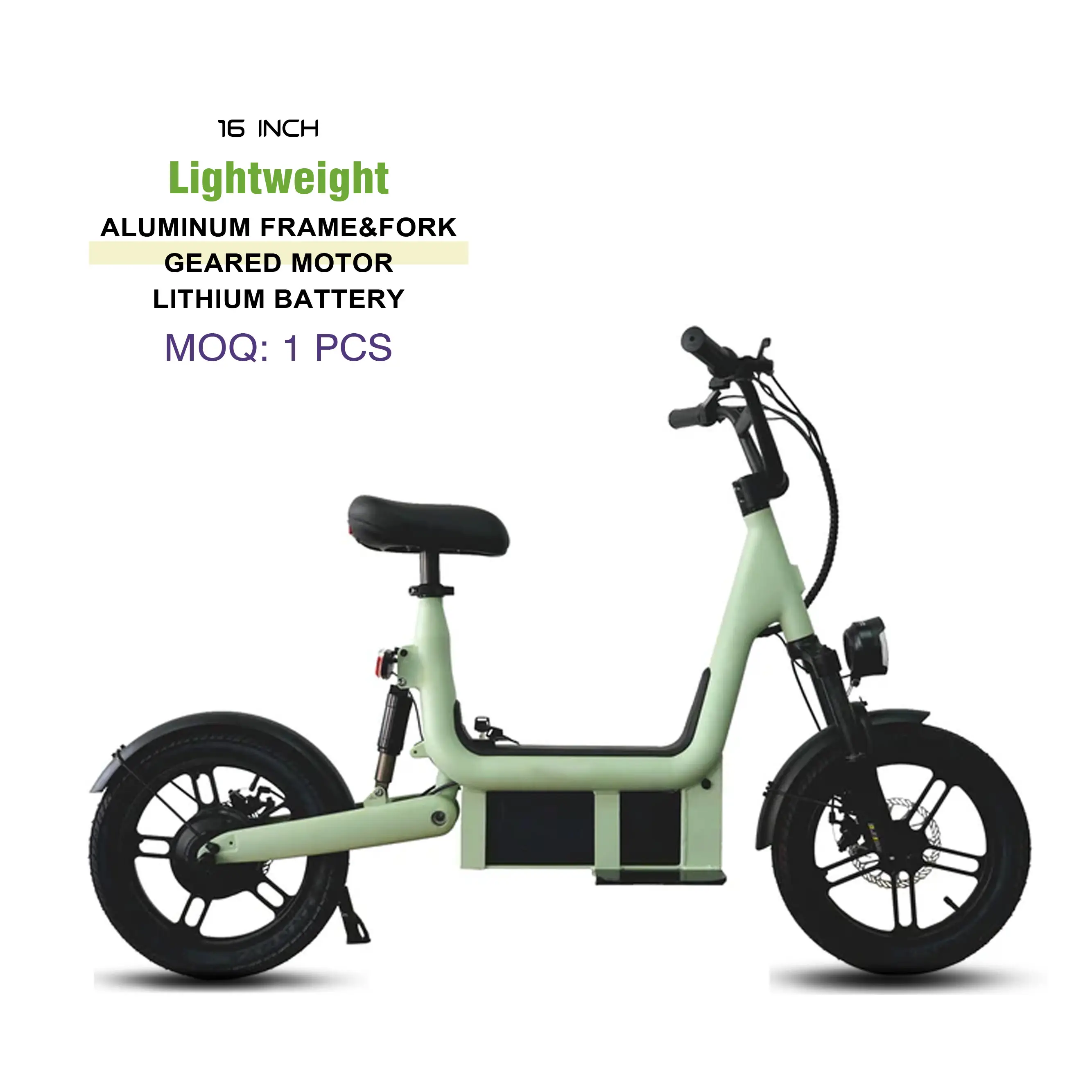 2024 Newest Super Quality Adult Electric Moped Electric Scooter 48V 500W Electric Moped Scooter