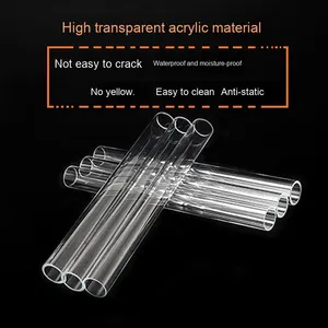 Naxilai Acrylique <span class=keywords><strong>Tube</strong></span> Od14mm Id10mm Très Transparent 3-1500mm Acrylique Tubes Rond <span class=keywords><strong>Plexi</strong></span> Verre Creux <span class=keywords><strong>Tube</strong></span> PMMA Tuyau - Product Image 3