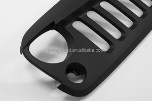 Pare-chocs avant personnalisé en ABS noir avec grilles <span class=keywords><strong>Angry</strong></span> Eyes pour <span class=keywords><strong>Jeep</strong></span> Wrangler JK troisième génération 2007-2018 - Product Image 3