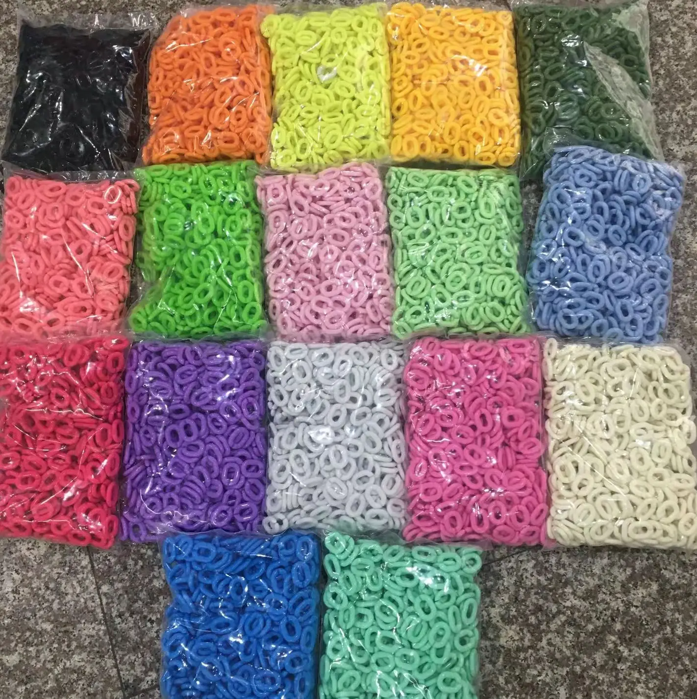 In Stock Wholesale Candy Colors Plastic Acrylic Chain For Bag Strap Link Necklace