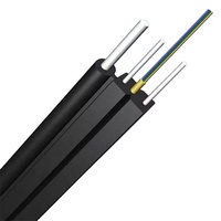 Câble à fibres optiques extérieur NX CORE 1 2 4 6 12 fibres LZSH Câble de branchement FTTH pour la communication