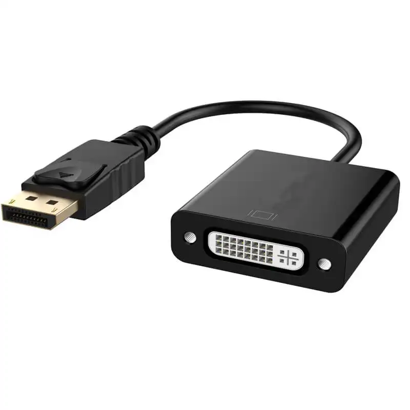 Farsinder Displayport Naar Een Dvi-Adapter Dp Naar Dvi-Converter Dp Mannelijk Naar Dvi-Vrouwelijk Adapterkabel