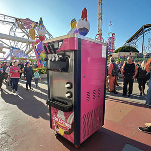 市販の3フレーバー自動ソフトアイスクリームメーカー機械220V新機能ナッツ栄養豊かさ - Product Image 4