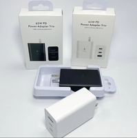 Chargeur rapide 65W Type C multi-ports, prise UK EU US, chargeur intelligent universel pour Samsung S22 S23 S24 S25 S26