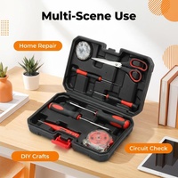 Kit d'outils portables pour la maison, 8 pièces, pour les réparations quotidiennes de base et les tâches d'entretien domestique