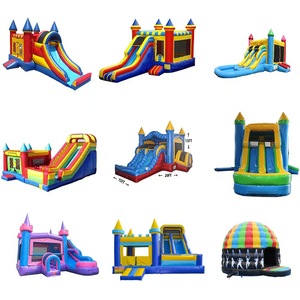 Parcours d'obstacles gonflable commercial sur mesure pour enfants, idéal pour les locations de jeux événementiels - Product Image 6