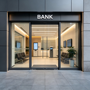 <span class=keywords><strong>Porte</strong></span> à ressort au sol pour <span class=keywords><strong>entrée</strong></span> de banque ou de salle <span class=keywords><strong>d</strong></span>'exposition <span class=keywords><strong>avec</strong></span> ferme-<span class=keywords><strong>porte</strong></span> hydraulique dissimulé et verre trempé - Product Image 1