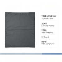 Tapis de capteur de pression médical FSR certifié CE et RoHS pour système de surveillance du sommeil sur matelas intelligent