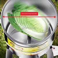 Machine à hacher les légumes multifonctionnelle en acier inoxydable, broyeur d'aliments pour volailles, machine à broyer les aliments portable
