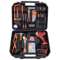 Kit d'outils électriques combinés, perceuse électrique, 33 à 54 pièces, ensemble d'outils manuels professionnels polyvalents pour la réparation domestique, le bricolage et l'entretien
