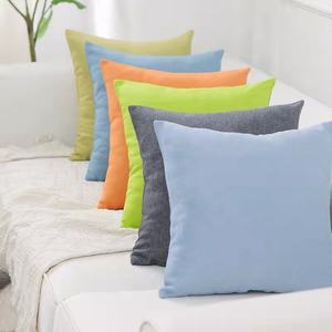 Diseño de alta calidad 45X45 Camel Color impermeable ignífugo cojín trasero almohada cojín de asiento para uso interior y exterior - Product Image 5