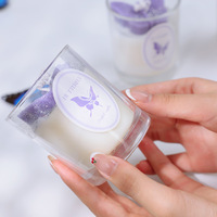 CN Fantasy Schmetterlingsförmige Handgemachte Gemischte Wachs-Aromatherapie-Kerze ohne Duftstoffe als Geschenk für die Freundin