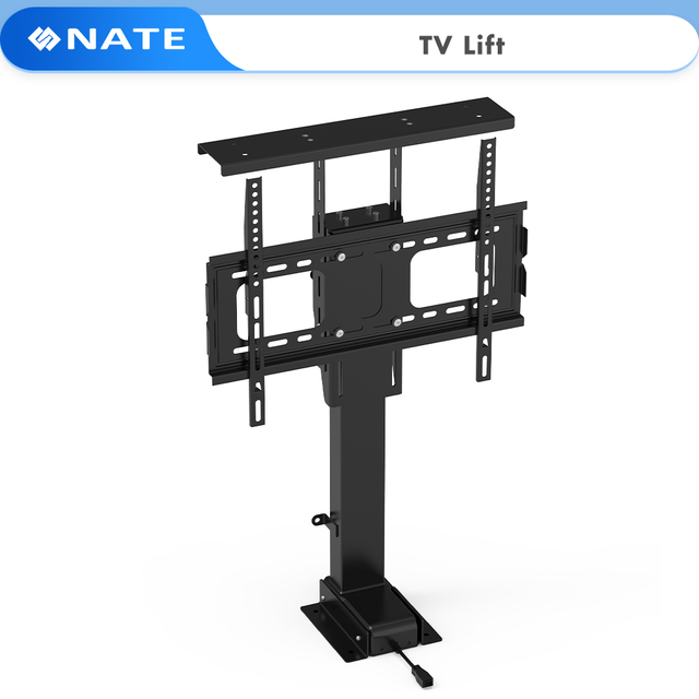 Modern Luxury TV Stand Support 37 to 65 Inch Television Motorized TV Lift for Living Room and Office