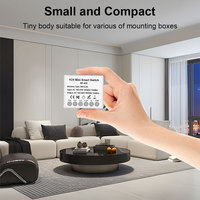 Módulo de Interruptor WiFi Inteligente Tuya con RF, Sin Batería, Sin Cables, Interruptor de Luz Inteligente para el Hogar, Compatible con Alexa y Google