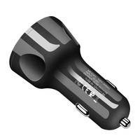 Pengisi Daya Mobil Mini USB 3-Port Terbaik QC3.0 Pengisi Daya Cepat Universal Output 7A Daya 35W Pengisian Aman untuk Ponsel Kamera Pintar