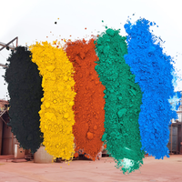 Pigment Chrome Résistant à l'Usure, Haute Intensité de Teinte, Oxyde de Fer Vert, Pigment Inorganique en Poudre pour Béton, Ciment, Cuir, 1kg