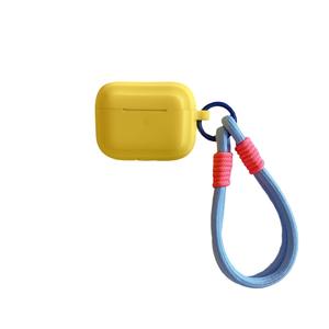 Estuche de Silicona para Auriculares con Anillo Metálico Colorido y Pulseras Coloridas para <span class=keywords><strong>Airpods</strong></span> 1 2 <span class=keywords><strong>3</strong></span> 4 Pro - Product Image 5