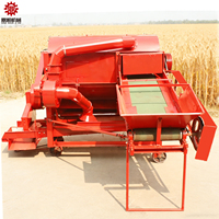 Machine à battre le riz, batteuse multi-cultures mobile à moteur diesel pour le sorgho, le millet et le blé, Vietnam