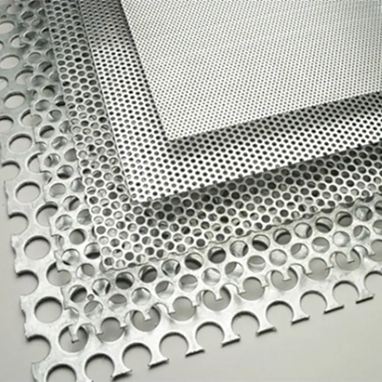 Foglio perforato acciaio inossidabile diametro foro 1.2Mm 304 in acciaio inox perforato foglio perforato rete metallica perforata