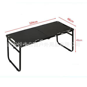 โต๊ะพับกลางแจ้ง Yuebu ขนาด 104x48x45 ซม. แบบพกพาสำหรับตั้งแคมป์ปิกนิก พร้อมแกนไฮดรอลิก ดีไซน์แบบยุทธวิธี - Product Image 3